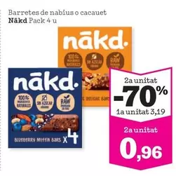 Nakd - Barretes De Nabius O Cacauet
