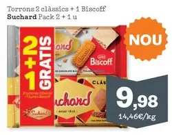 Suchard - Torrons 2 Clássics + 1 Biscoff