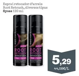 syoss - Retocador D'arrels Root Retouch, Diversos Tipus