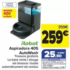 Irobot - Aspirador 405 Autowash