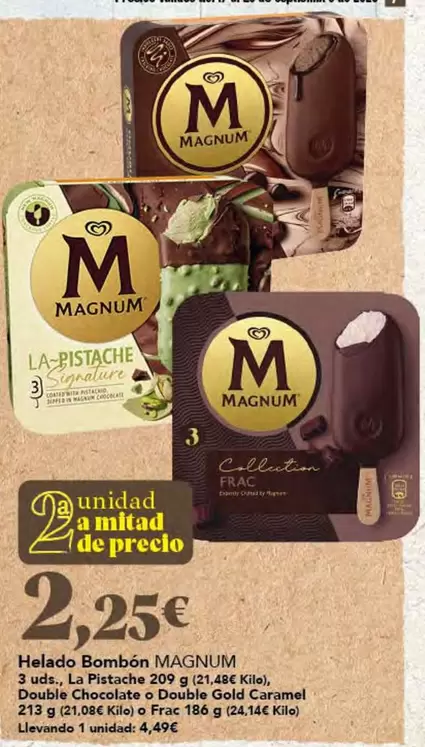 Magnum - Helado Bombón