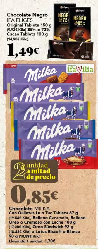 Milka - Chocolate Negro