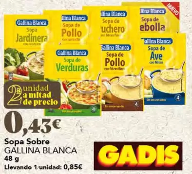 Gallina Blanca - Sopa Sobre