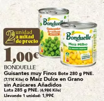 Bonduelle - Guisantes Muy Finos Bote