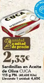 Cuca - Sardinillas En Aceite De Oliva