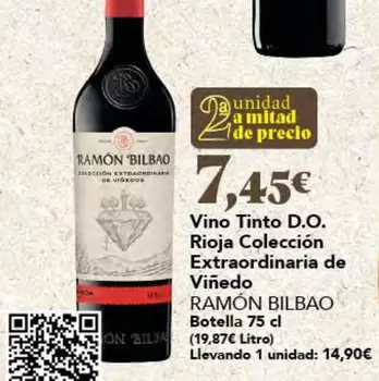 Ramón Bilbao - Vino Tinto D.o. Rioja Coleccion Extraordinaria De Viñedo