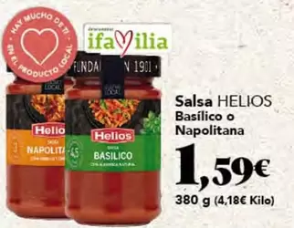 Helios - Salsa Basilico O Napolitana