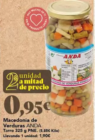 Anda - Macedonia De Verduras Tarro