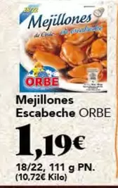 orbe - Mejillones Escabeche