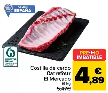 Carrefour - Costilla De Cerdo El Mercado