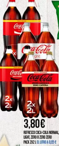 Coca-Cola - Refresco De Cola Normal, Zero O Zero Zero