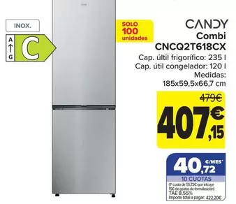 Haier - Combi HTR3618CNMG