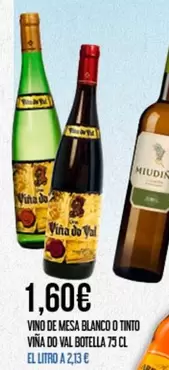 Vino De Mesa Blanco O Tinto