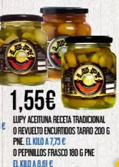 Lupy - Aceituna Receta Tradicional O Revuelto Encurtidos Tarro