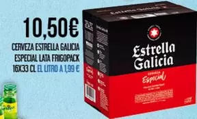 Estrella Galicia - Cerveza Especial Lata Frigopack