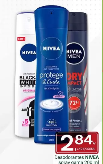 Nivea - Desodorantes Snack Para Ropa
