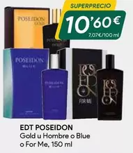 poseidon - Gold U Hombre O Blue O For Me