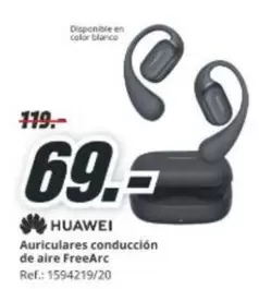 Huawei - Auriculares Conducción De Aire Freearc