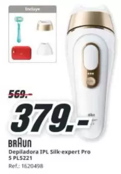 Braun - Depiladora Ipl Silk-expert Pro 5 Pl5221