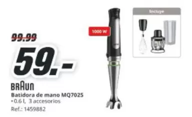 Braun - Batidora De Mano Mq7025