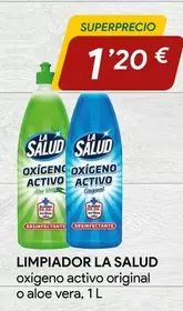 La Salud - Limpiador Oxigeno Activo Original O Aloe Vera