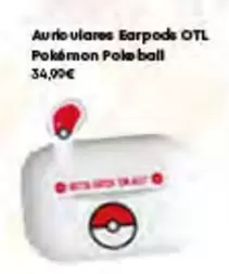 Auriculares Earpods OTL Pokemon Pole Ball