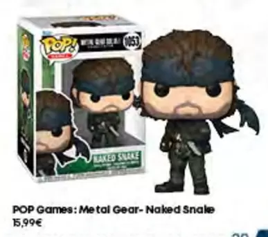 Funko - Pop! Games: Metal Gear-Naked Snake