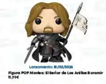 Funko - Pop! Movies: El Señor De Los Anillos Boromir
