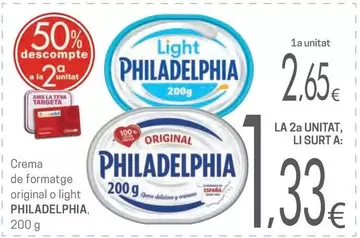 Philadelphia - Crema De Formatge Original O Light