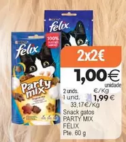Purina - Felix Party Mix Snakcs Gatos