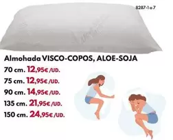 Almohada Visco-Copos Aloe Soja - 70cm