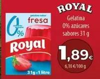 Royal - Gelatina 0% Azucares Sabores