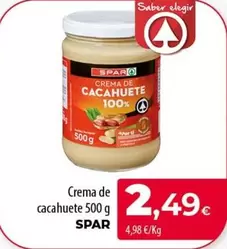 Spar - Crema De Cacahuete