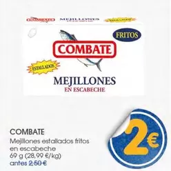 Mejillones estallados fritos en escabeche
