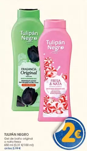 tulipán negro - Gel De Baño Original O Roda