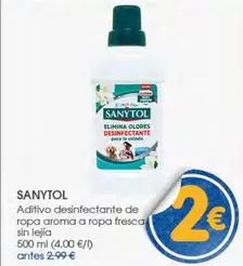 Sanytol - Aditivo Desinfectante De Ropa Aroma A Ropa Fresca Sin Lejia