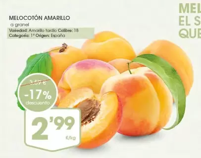 origen - Melocoton Amarillo