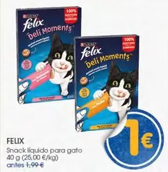 Felix - Snack Liquido Para Gato