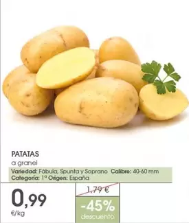 origen - Patatas