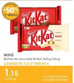 Nestlé - Barritas De Chocolate Kit Kat