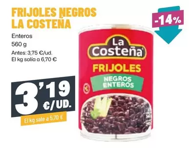 la costeña - Frijoles Negros