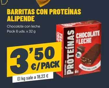 Alipende - Barritas Con Proteinas