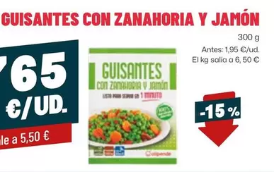 Guisantes Con Zanahoria Y Jamon