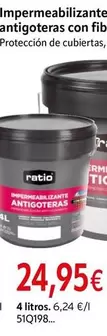 Ratio - Impermeabilizante Antigoteras Con Fibra