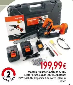 altuna - Motosierra Batería Altuna Af180