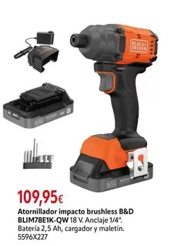 Bosch - Atornillador Impacto Brushless Bln7beik-qw 18 V