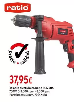 Ratio - Taladro Electrónico R-750S