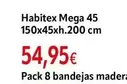 Habitex -  Mega 45 150x45xh.200 Cm