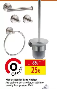 Habitex - Kit 5 Accesorios Baño