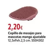 mango - Cepillo De Masajes Para Mascotas Mango Ajustable